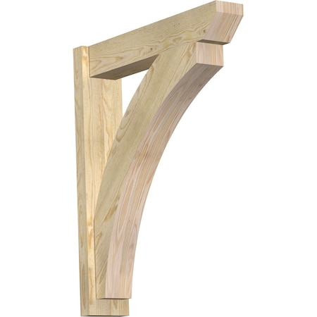 Thorton Slat Rough Sawn Outlooker, Douglas Fir, 6W X 28D X 34H